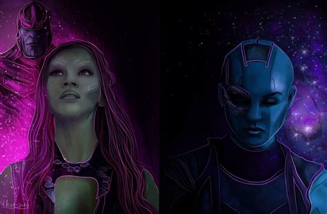 Daughters Of Thanos By Thire Sia On Deviantart