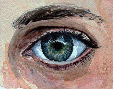How To Paint An Eye With Watercolor Watercolor Eyes Watercolor Art