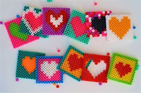 Diy Perler Beads Valentines Tutorial From Camille Styles Valentine