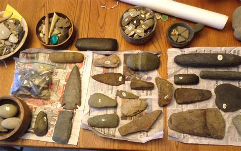 An Array Of Native American Artifacts Found Over The Years In Central