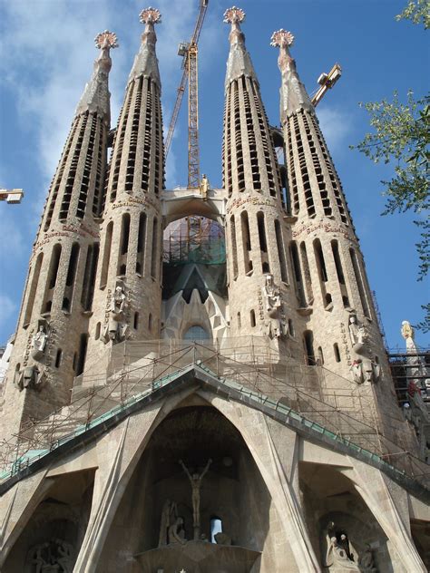 Basílica De La Sagrada Família In Barcelona España