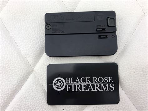 Here is the lifecard.22 lr, a credit card size folding gun that sells for around $350. Black Rose Firearms| Trailblazer Lifecard .22LR Folding ...