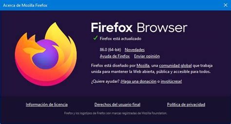 Firefox novedades y descarga del navegador web más privado
