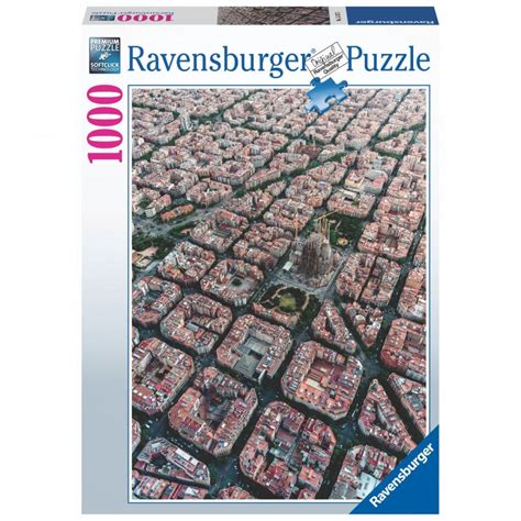 Barcelona von oben, 1000 teile. Ravensburger Puzzle 1000 Piece Barcelona Von Oben | Toys ...