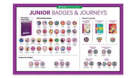 Junior Badge Log And Chart Girl Scout Juniors Girl Scouts Daisy