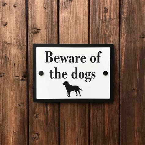 Personalised Dog Sign With Any Breed By Laser Made Designs