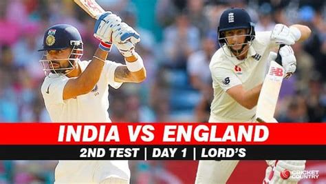 Highlights India Vs England 2nd Test Day 1 Full Cricket Score And