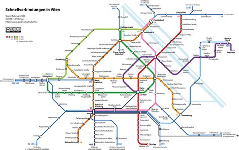 Vienna Metro Map Vienna Metro Lines 2022