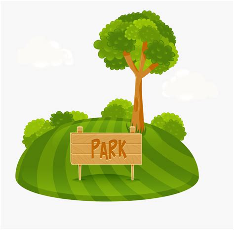 Park Day Clip Art Tree In A Park Clipart Transparent Cartoon Free