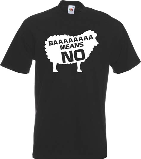 Buy Baaaa Means Nooo Funny Sheep Shagger Welsh Wales Tshirt T Shirt T Sheep At Affordable
