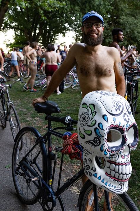 2023 Naked Bike Ride In Southeast Portland