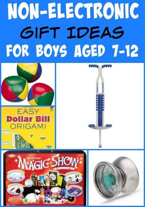 So gifting this book would be a mix of. Non-Electronic Gift Ideas for Boys Aged 7-12 | Christmas ...