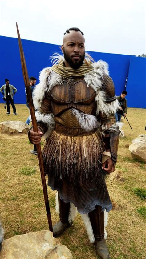 When you combine the dogon look with the heavy wood, this really sealed the deal to show how this tribe was very different from black panther. M'Baku From Black Panther begins the scenes | Costume ...