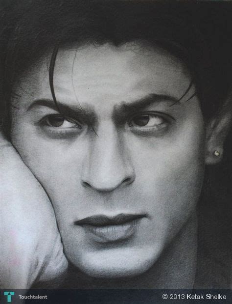 Shahrukh Khan Pencil Shading In Sketching By Ketak Shelke Shahrukh