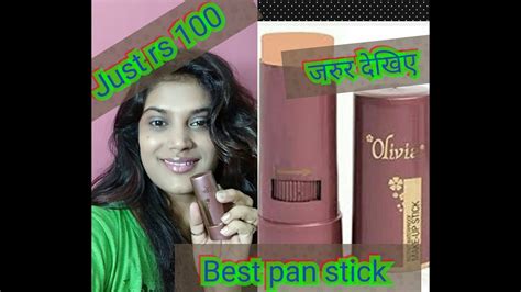 How To Use Olivia Pan Stick Affordable Price Best Pan Stick In India