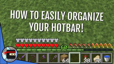 Easily Organize Your Hotbar Without Opening Your Inventory Minecraft