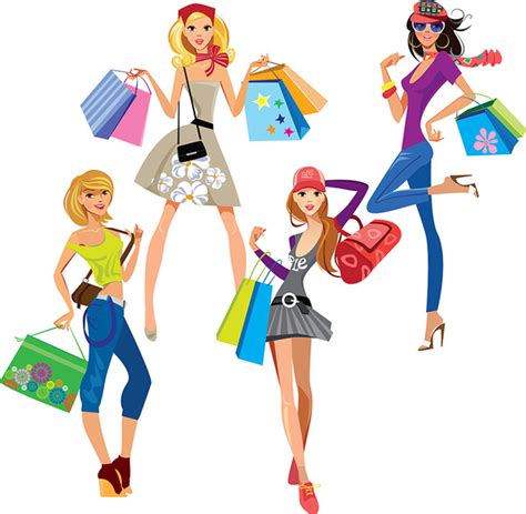 Girl Shopping Clipart Free Download On Clipartmag