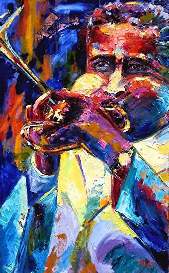Contemporary Artists Of Texas Colorful Abstract Jazz Art Music