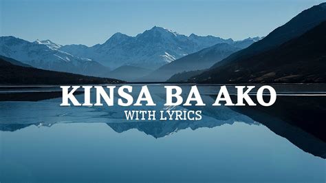 Kinsa Ba Ako Lyrics Bisaya Christian Song Youtube