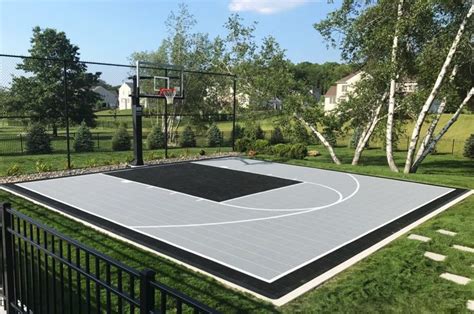 Residential Outdoor Backyard Basketball Courts Sportprosusa