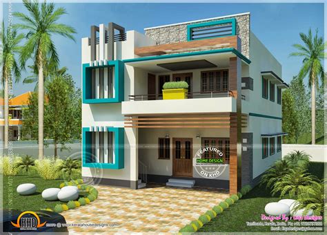 South Indian Contemporary Home Kerala Home Design And Floor Plans