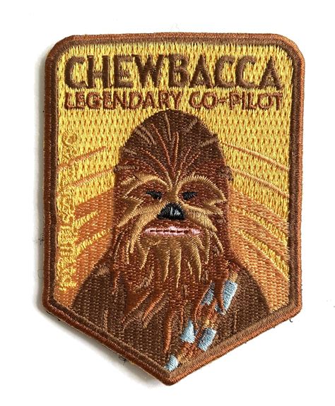 Musterbrand Star Wars Patch Embroidered Unisex Chewbacca Multicoloured