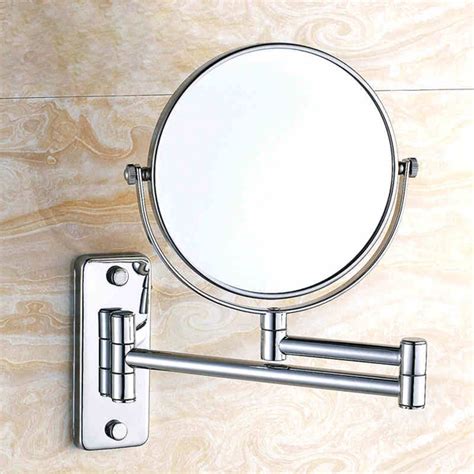 8 Inch Double Sides Wall Mounted Mirror Makeup 10x Magnifying Mirror