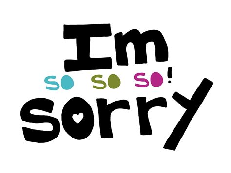 Sorry Clipart Free Download On Clipartmag