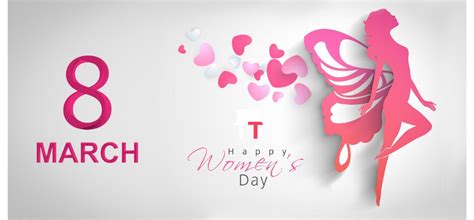 Happy women's day vector elements for web, print, magazine, flyer beautiful women's day background. Happy Women's Day! Here Are The Best Tech Gifts For Women...