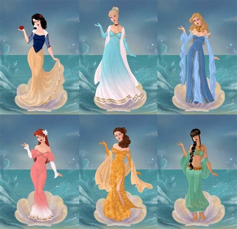 Goddesses Princesses 2 Alternative Disney Princesses Disney Princesses As Mermaids Princess