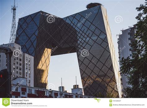 China Central Television Cctv Headquarters Editorial Photography
