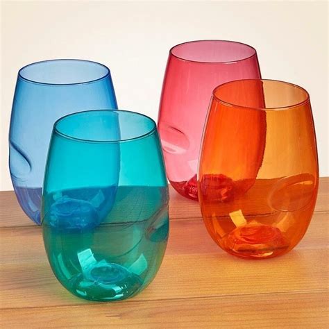 Jewel Tone Stemless Wineglasses That Ll Be A ~real Gem~ For Your Kitchen Decor — Whether You Re