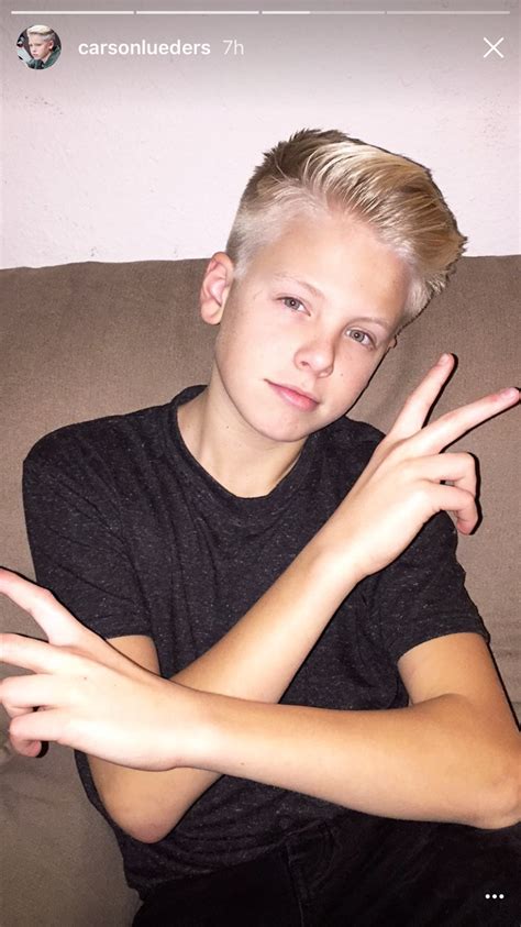 Carson Lueders Instagram Carson Lueders Carson Blonde Hair Boy
