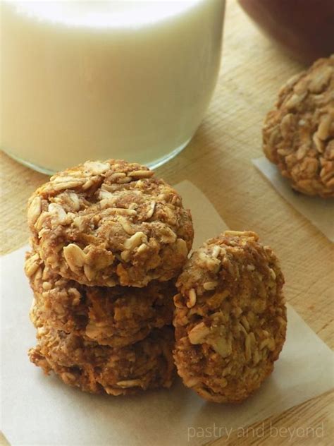In a medium bowl, combine the applesauce, butter, egg, vanilla, and honey. healthy apple oatmeal cookies are soft and so easy to make! They are vegan, gluten free and free ...