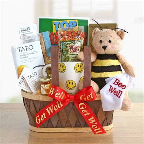 Flower delivery london and uk by flower station. Bee Well Get Well Gift Baskets | Free Shipping