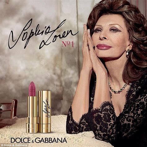Sophia Loren 81 Stars In New Dolce And Gabbana Lipstick Campaign Daily Mail Online