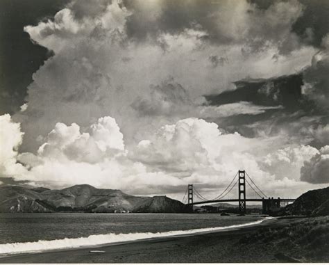 Adams Ansel The Golden Gate Architectural Ansel Adams Black And