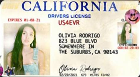 Drivers Licence Olivia Rodrigo Album Art Olivia Rodrigo Facts The