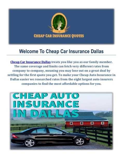 A Affordable Auto Insurance Texas Ppt Cheap Insurance Rates In