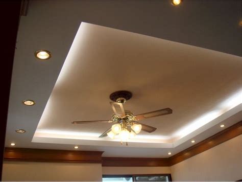 Pull the cable through into the switch box and secure it to the wall. Bedroom. Cove Lighting With Recessed Lighting Setup And ...
