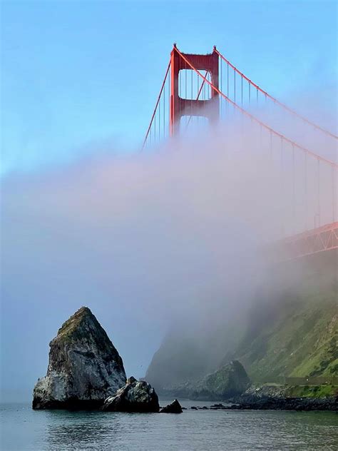 Golden Gate Bridge Fog Photograph By Rod Milstead Fine Art America