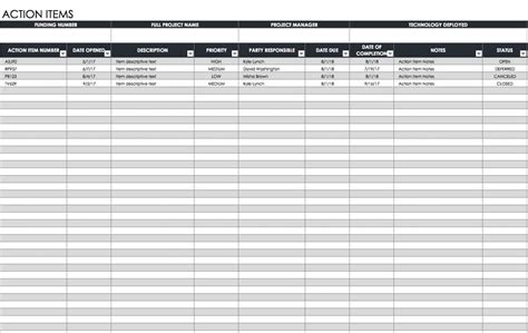 Action Plan Template Free Excel Printable Form Templates And Letter