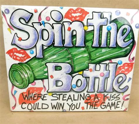 Vintage Spin The Bottle Game Where Stealing A Kiss Could Win You The Game New 1995 Picclick