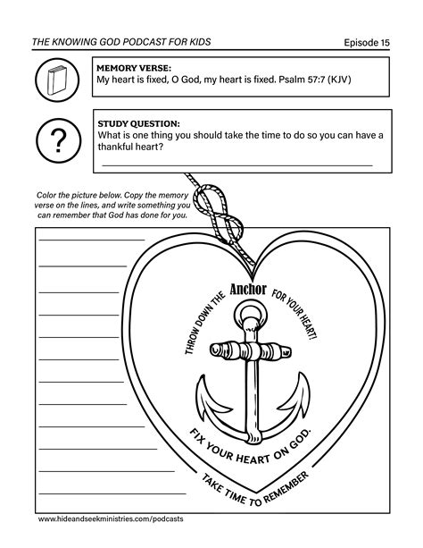 The Power Of A Thankful Heart A Great Lesson For Kids This Worksheet