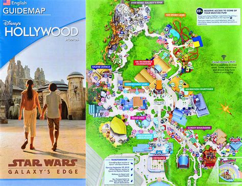 Disney Hollywood Studios Map With Galaxys Edge