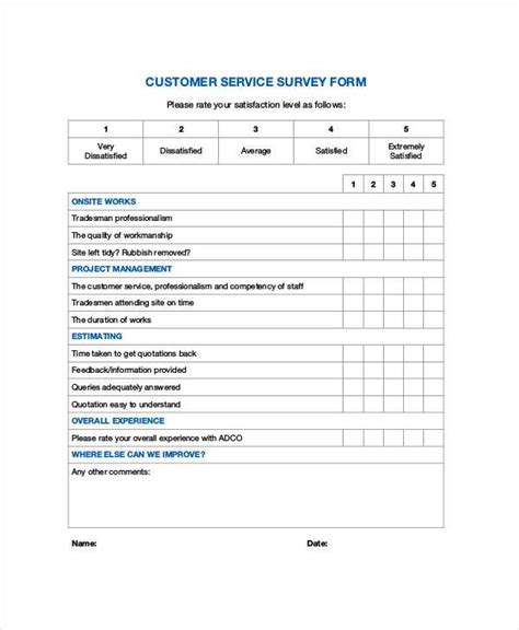 Free 31 Service Forms In Pdf Excel Ms Word