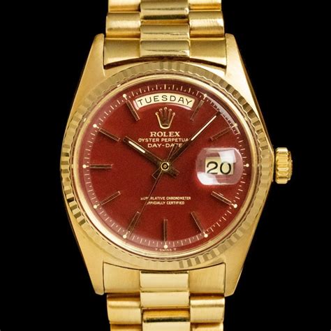 Rolex Day Date 1803 Oxblood Stella Amsterdam Vintage Watches
