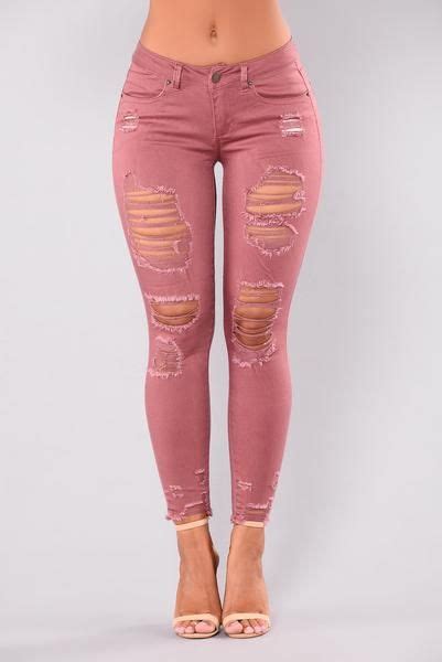 One Of My Favorites Rose Pink Skinny Jean With Rips Great Price In