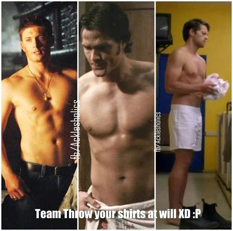 Shirtless Supernatural My Name Is Dean Winchester I M An Aquarius I Like Long Walks On The