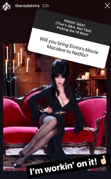 Elvira Mistress Of The Dark Discusses Potential Return Of Movie